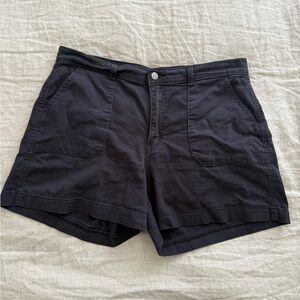 Women’s Black Levi Utility Shorts